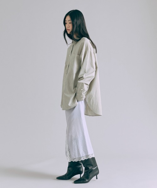 Vintage Lace-trim Skirt（スカート）｜EN NEUME（エンノイム）の