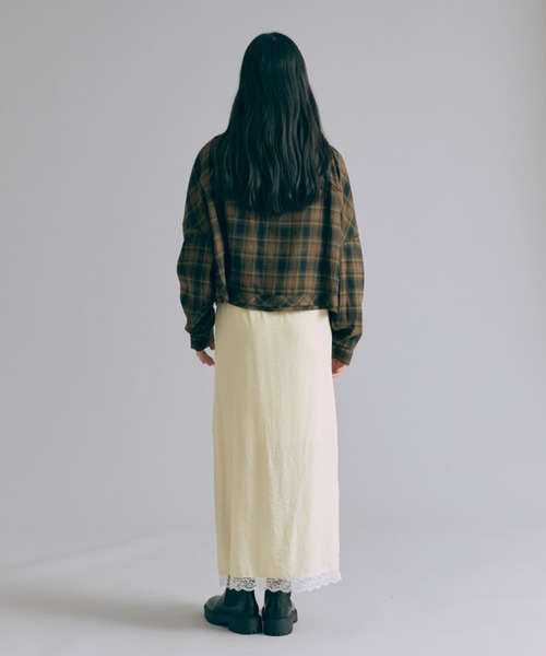 Vintage Lace-trim Skirt（スカート）｜EN NEUME（エンノイム）の