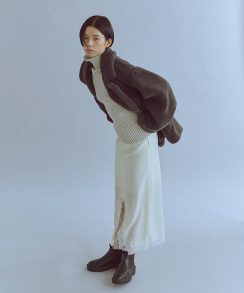 Vintage Lace-trim Skirt（スカート）｜EN NEUME（エンノイム）の