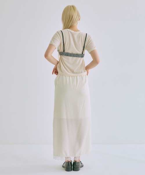 セール】Vintage Lace-trim Skirt（スカート）｜EN NEUME（エンノイム