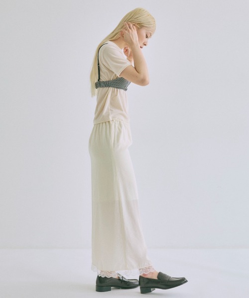 Vintage Lace-trim Skirt（スカート）｜EN NEUME（エンノイム）の
