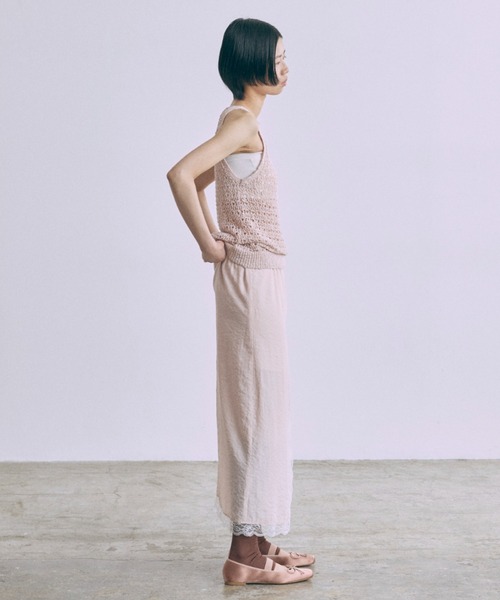 セール】Vintage Lace-trim Skirt（スカート）｜EN NEUME（エンノイム