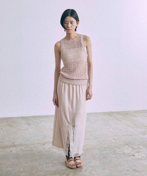 セール】Vintage Lace-trim Skirt（スカート）｜EN NEUME（エンノイム