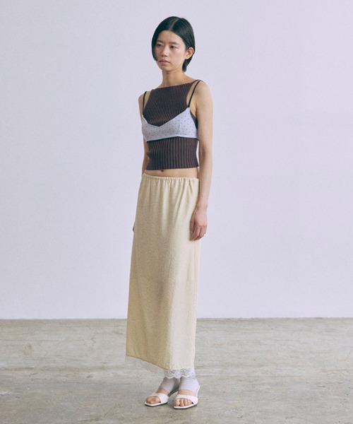 スカート EN NEUME Vintage Lace-trim Skirt Vintage Lace-trim Skirt – EN NEUME