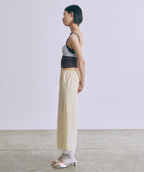 セール】Vintage Lace-trim Skirt（スカート）｜EN NEUME（エンノイム