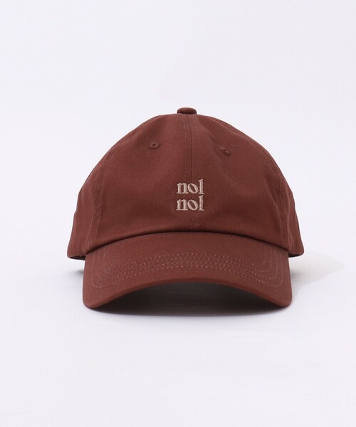 NOLLEY’S(ノーリーズ)の「【nolnol/ノルノル】ロゴ刺繍キャップ(キャップ・レディース・ブラウン/ブラック/ベビーピンク・FREE)」の3枚目の写真