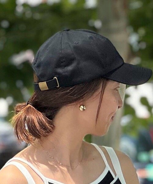 NOLLEY’S(ノーリーズ)の「【nolnol/ノルノル】ロゴ刺繍キャップ(キャップ・レディース・ブラウン/ブラック/ベビーピンク・FREE)」の8枚目の写真