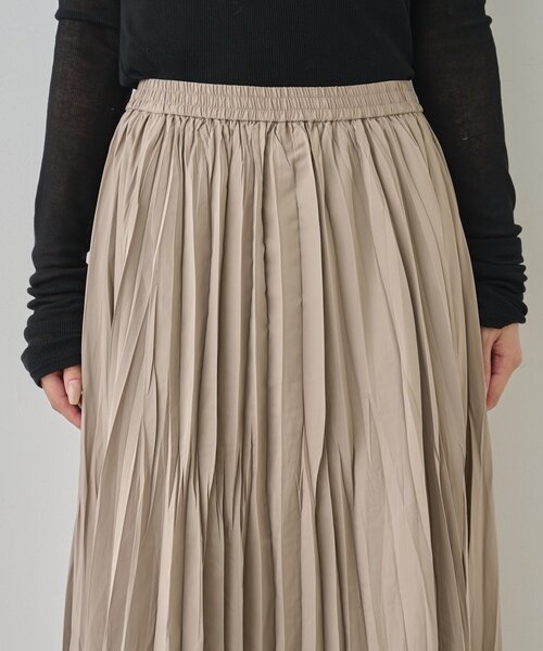 GALLARDAGALANTE（ガリャルダガランテ）の「タフタプリーツスカート（スカート・レディース・ブラック/モカ・1/0）」の17枚目の写真