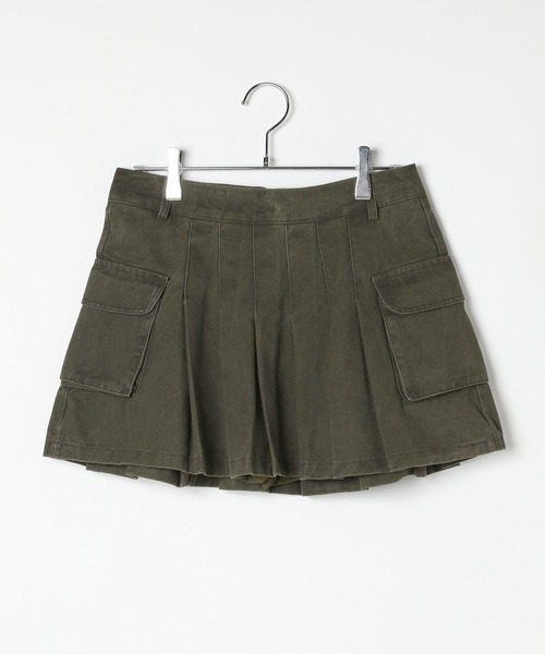 3.3 Field Trip （3.3フィールドトリップ）の「3.3 Field Trip／カーゴプリーツミニスカート（スカート・レディース・ベージュ/カーキ・FREE）」の20枚目の写真