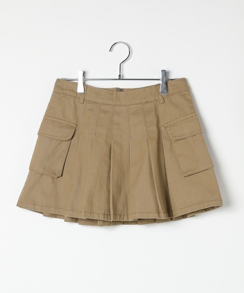 3.3 Field Trip （3.3フィールドトリップ）の「3.3 Field Trip／カーゴプリーツミニスカート（スカート・レディース・ベージュ/カーキ・FREE）」の21枚目の写真