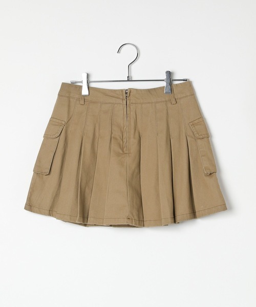 3.3 Field Trip （3.3フィールドトリップ）の「3.3 Field Trip／カーゴプリーツミニスカート（スカート・レディース・ベージュ/カーキ・FREE）」の10枚目の写真