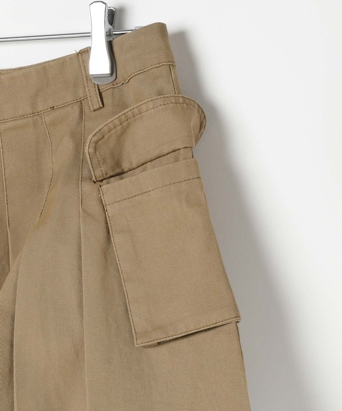 3.3 Field Trip （3.3フィールドトリップ）の「3.3 Field Trip／カーゴプリーツミニスカート（スカート・レディース・ベージュ/カーキ・FREE）」の14枚目の写真