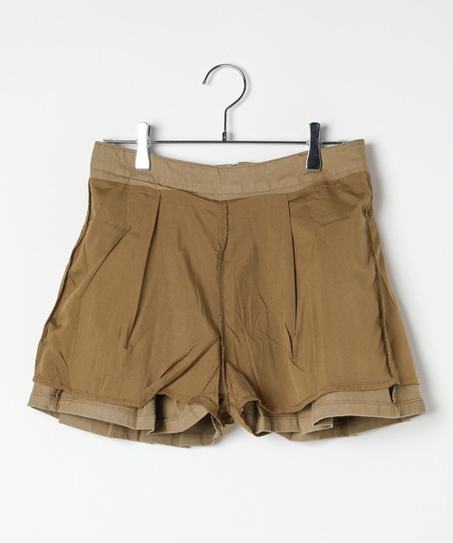 3.3 Field Trip （3.3フィールドトリップ）の「3.3 Field Trip／カーゴプリーツミニスカート（スカート・レディース・ベージュ/カーキ・FREE）」の15枚目の写真