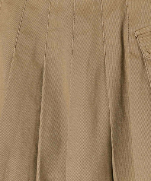 3.3 Field Trip （3.3フィールドトリップ）の「3.3 Field Trip／カーゴプリーツミニスカート（スカート・レディース・ベージュ/カーキ・FREE）」の8枚目の写真