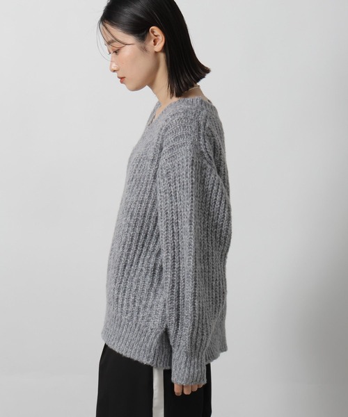 セール】3.5ゲージVネックニットプルオーバー / 577993（ニット