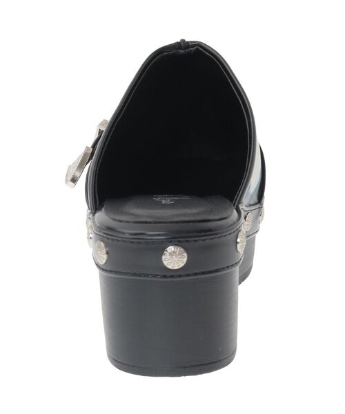 Green Parks(グリーンパークス)の「・rich blue ウェスタンクロッグ(サンダル・レディース・ブラック・LL/S/M/L)」の7枚目の写真