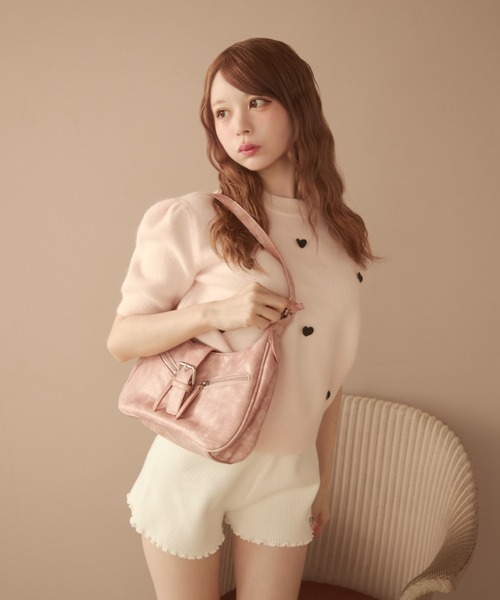 TITTY&CO.(ティティーアンドコー)の「ベルトショルダーバッグ(ショルダーバッグ・レディース・ブラック/ピンク/ブラウン/アイボリー・FREE)」の16枚目の写真