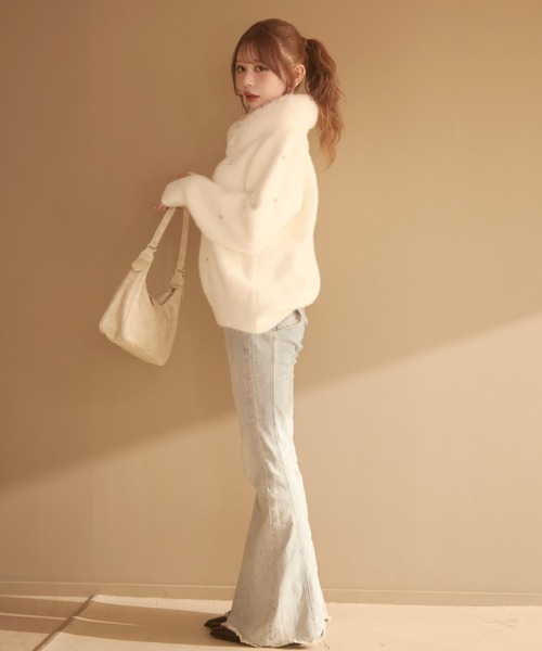 TITTY&CO.(ティティーアンドコー)の「ベルトショルダーバッグ(ショルダーバッグ・レディース・ブラック/ピンク/ブラウン/アイボリー・FREE)」の21枚目の写真