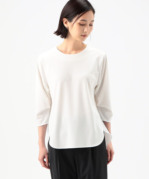 COMME CA(コムサ)の「マットストレッチポンチ プルオーバー(シャツ/ブラウス・レディース・ライトグレー/ホワイト/ブラック・9号)」の19枚目の写真