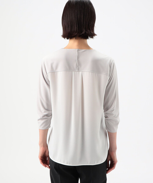 COMME CA(コムサ)の「マットストレッチポンチ プルオーバー(シャツ/ブラウス・レディース・ライトグレー/ホワイト/ブラック・9号)」の17枚目の写真