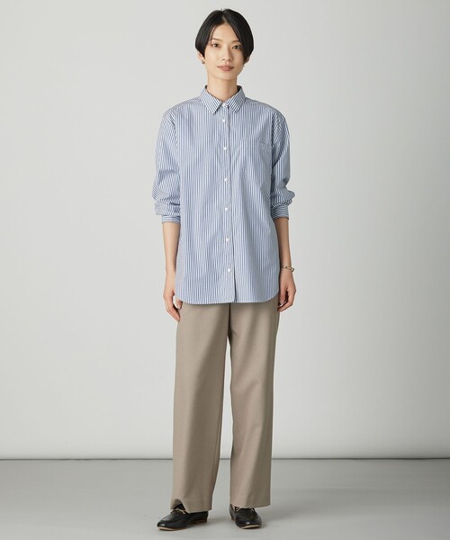 J.PRESS Ladies(J.プレス レディス)の「【WEB限定カラーあり】ツムギートflannel ストレート パンツ(その他パンツ・レディース・グレー系/ブラック系/ベージュ系/アイボリー系/ネイビー系・XS/XXS/S)」の11枚目の写真