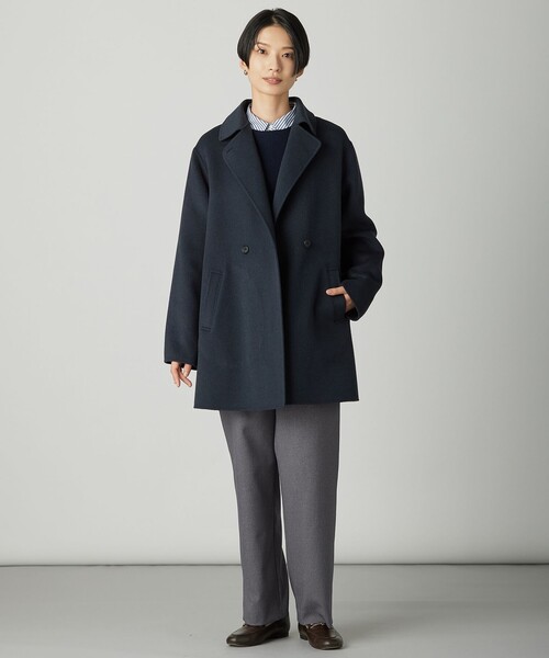 J.PRESS Ladies(J.プレス レディス)の「【WEB限定カラーあり】ツムギートflannel ストレート パンツ(その他パンツ・レディース・グレー系/ブラック系/ベージュ系/アイボリー系/ネイビー系・XS/XXS/S)」の20枚目の写真