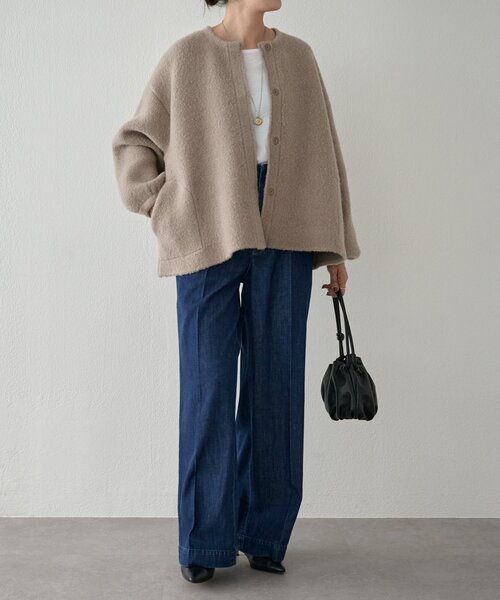 BEARDSLEY(ビアズリー)の「デニムスラックスパンツ(その他パンツ・レディース・インディゴブルー・1/0/2)」の15枚目の写真