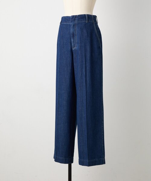 BEARDSLEY(ビアズリー)の「デニムスラックスパンツ(その他パンツ・レディース・インディゴブルー・1/0/2)」の11枚目の写真
