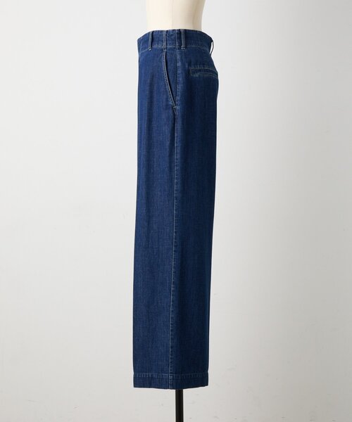 BEARDSLEY(ビアズリー)の「デニムスラックスパンツ(その他パンツ・レディース・インディゴブルー・1/0/2)」の10枚目の写真