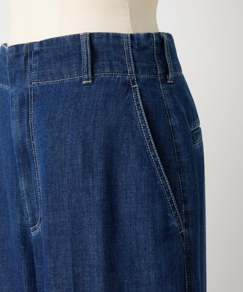 BEARDSLEY(ビアズリー)の「デニムスラックスパンツ(その他パンツ・レディース・インディゴブルー・1/0/2)」の6枚目の写真