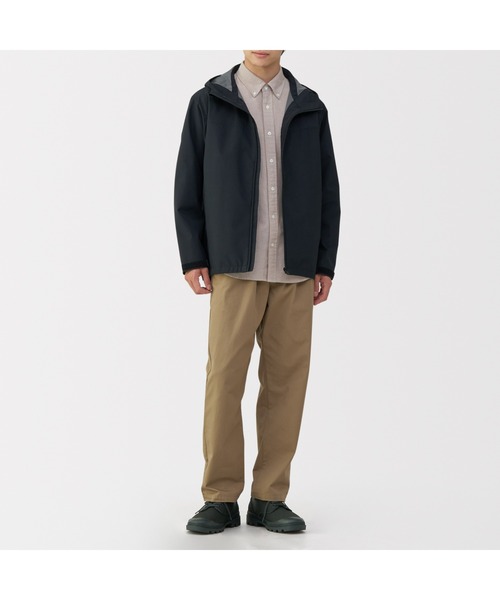 無印良品(ムジルシリョウヒン)の「紳士 柔らかい中敷を使用した 撥水タンクソールシューズ(スニーカー・メンズ・カーキ系/ブラック・XXL/XL/L)」の4枚目の写真