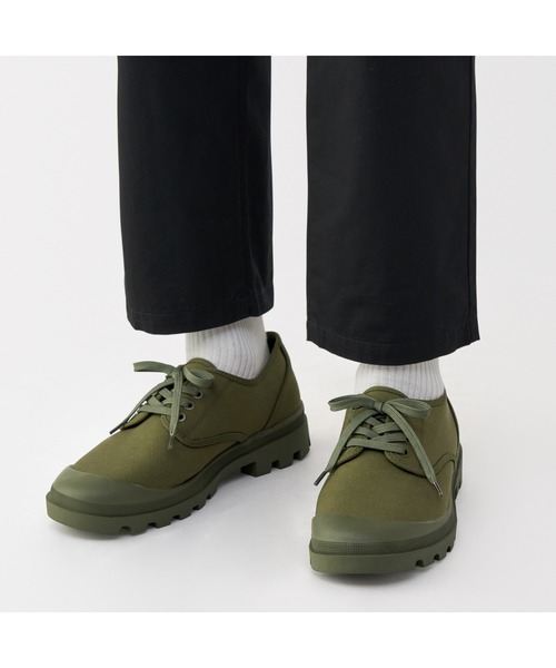 無印良品(ムジルシリョウヒン)の「紳士 柔らかい中敷を使用した 撥水タンクソールシューズ(スニーカー・メンズ・カーキ系/ブラック・XXL/XL/L)」の17枚目の写真