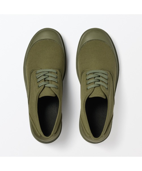 無印良品(ムジルシリョウヒン)の「紳士 柔らかい中敷を使用した 撥水タンクソールシューズ(スニーカー・メンズ・カーキ系/ブラック・XXL/XL/L)」の10枚目の写真