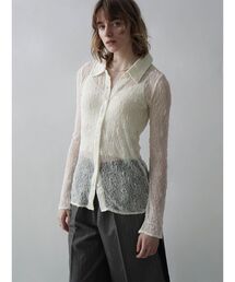 :ETHROF（イーサオブ）の「STRETCH LACE SHEER SHIRT（シャツ/ブラウス）」