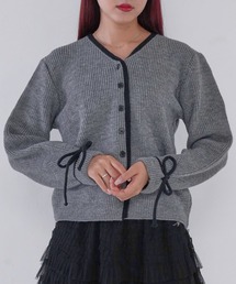 専用⭐︎ALEXIASTAM リボンカーディガン　グレー 専用⭐︎ALEXIASTAM リボンカーディガン グレー Ribbon Cardigan