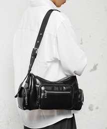 MinoriTY（マイノリティ）の「【MinoriTY select】ポケット合皮ショルダーバッグ メンズ ウィメンズ ユニセックス（ショルダーバッグ）」