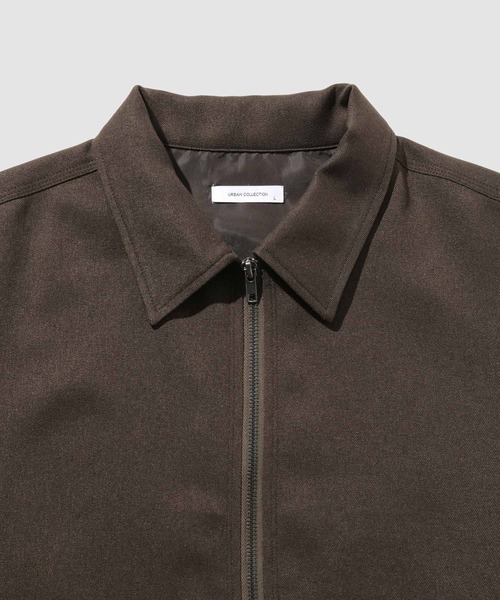 URBAN COLLECTION(アーバンコレクション)の「URBAN COLLECTION ラクウールジップアップブルゾン(ブルゾン・メンズ・ブラウン/ブラック・S/M/L/XL)」の4枚目の写真