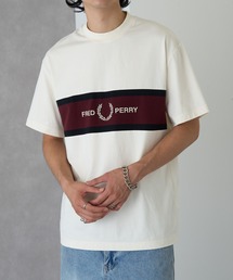 FRED PERRY(�t���b�h�y���[)�́yFRED PERRY�zEMBROIDERED PANEL T-SHIRT M2405(T�V���c/�J�b�g�\�[)
