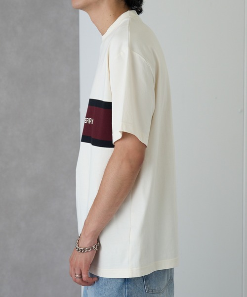 FRED PERRY(フレッドペリー)の「【FRED PERRY】EMBROIDERED PANEL T-SHIRT M2405(Tシャツ/カットソー・メンズ・オフホワイト/ブラック・S/XL/L/M)」の12枚目の写真