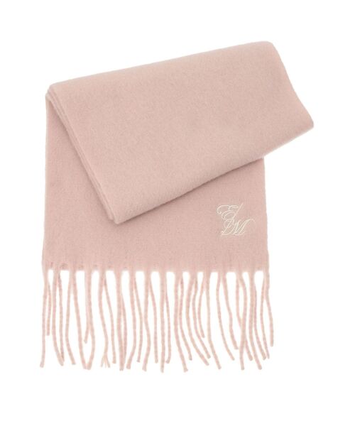 EATME（イートミー）の「E/Mロゴ刺しゅうマフラー（マフラー・レディース・ブラック/ピンク/ホワイト・FREE）」の21枚目の写真