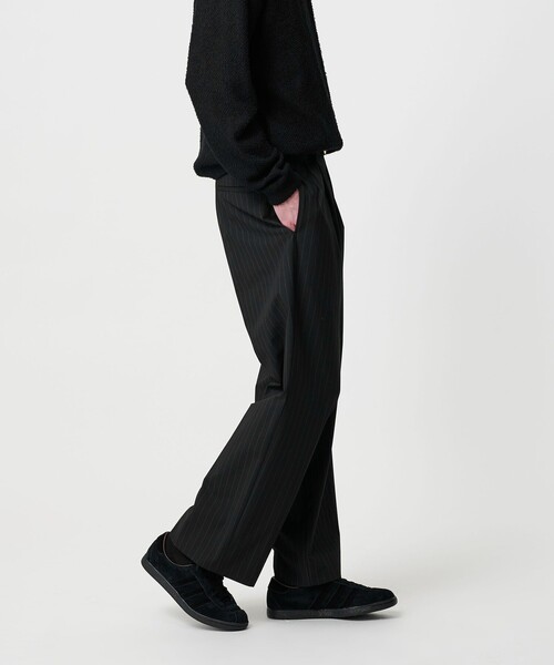 ピンストライプ トロ 2プリーツ パンツ NO.9（スラックス