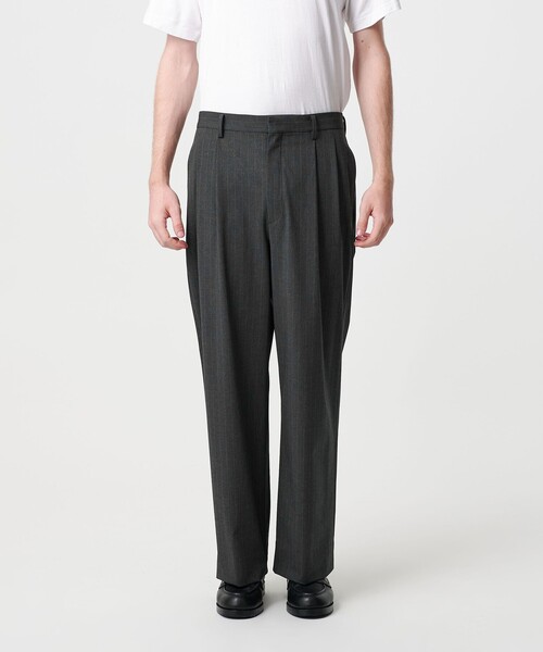 BEAUTY&YOUTH UNITED ARROWS（ビューティーアンドユースユナイテッドアローズ）の「ピンストライプ トロ 2プリーツ パンツ NO.9（スラックス・メンズ・ブラック/ダークグレー・XL/S/M/L）」の8枚目の写真