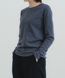 quadro（クオドロ）の「30/1TCリバーシブルニットクルーＴ（Tシャツ/カットソー）」