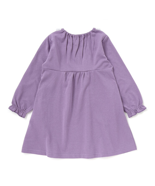 Noeil aime BeBe（ノイユエイムベベ）の「レースフリル襟インレイワンピース（ワンピース・キッズ・ピンク/パープル・90cm/100cm/130cm/110cm/120cm）」の11枚目の写真