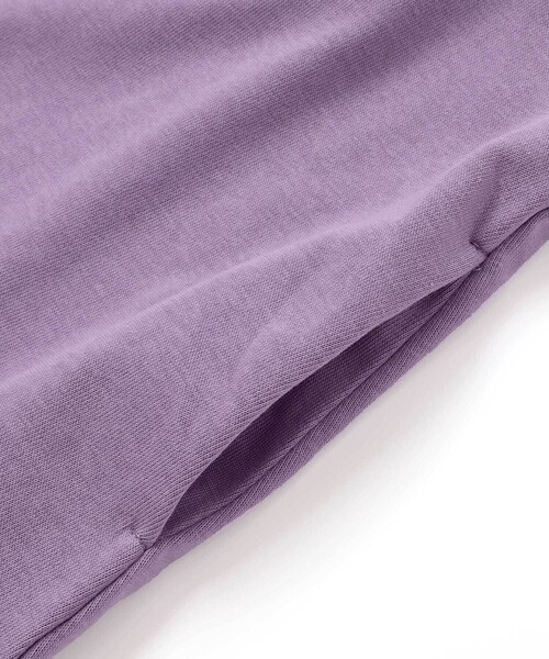 Noeil aime BeBe（ノイユエイムベベ）の「レースフリル襟インレイワンピース（ワンピース・キッズ・ピンク/パープル・90cm/100cm/130cm/110cm/120cm）」の4枚目の写真