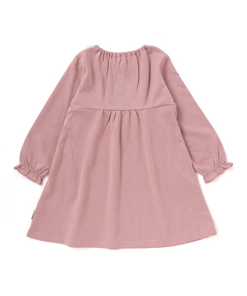 Noeil aime BeBe（ノイユエイムベベ）の「レースフリル襟インレイワンピース（ワンピース・キッズ・ピンク/パープル・90cm/100cm/130cm/110cm/120cm）」の15枚目の写真