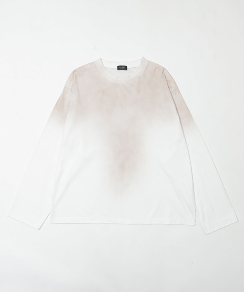 LUCY(ルーシー)の「LUCY/【25年秋冬新作】ルーズスプレーロンT(Tシャツ/カットソー・メンズ・オフホワイト/ブラック・MEDIUM/LARGE)」の18枚目の写真