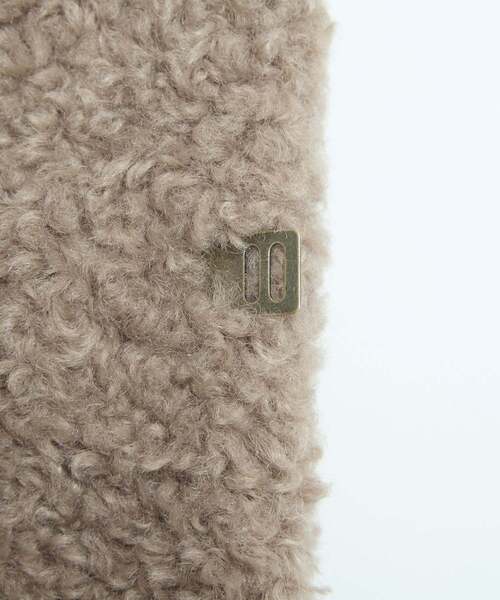 martinique(マルティニーク)の「フェイクファーブルゾン(ブルゾン・レディース・グレイッシュベージュ/ブラウン・FREE)」の6枚目の写真