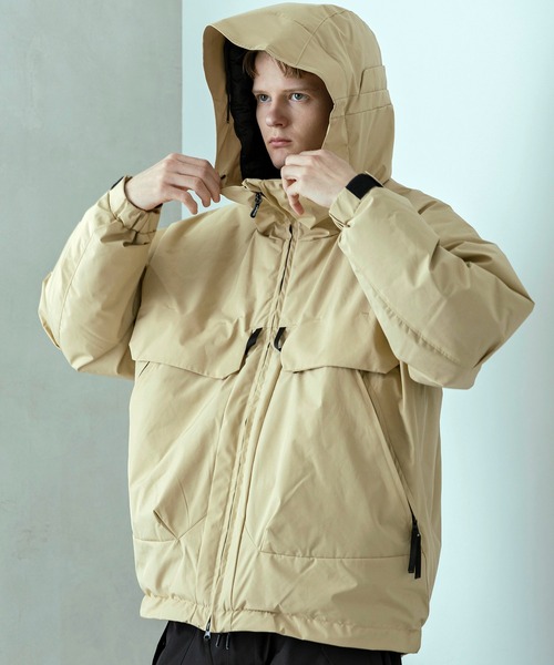 +phenix（プラスフェニックス）の「+phenix(プラスフェニックス)FISHERMANS DOWN JACKET フィッシャーマンズダウンジャケット by GORE TEX LABS ゴアテックス（防風 / 保温性)（ダウンジャケット/コート・メンズ・ブラック/ベージュ/ネイビー・S/M/L/XL）」の11枚目の写真