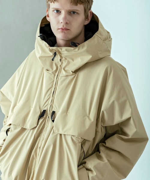 +phenix（プラスフェニックス）の「+phenix(プラスフェニックス)FISHERMANS DOWN JACKET フィッシャーマンズダウンジャケット by GORE TEX LABS ゴアテックス（防風 / 保温性)（ダウンジャケット/コート・メンズ・ブラック/ベージュ/ネイビー・S/M/L/XL）」の15枚目の写真